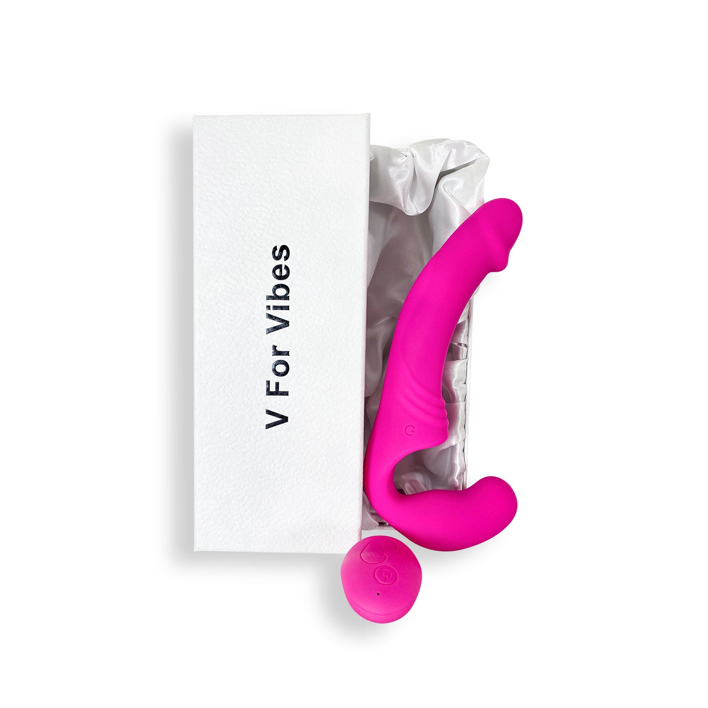 Vibrating Strapless Strap On - Strapless Vibrating Dildo | VForVibes