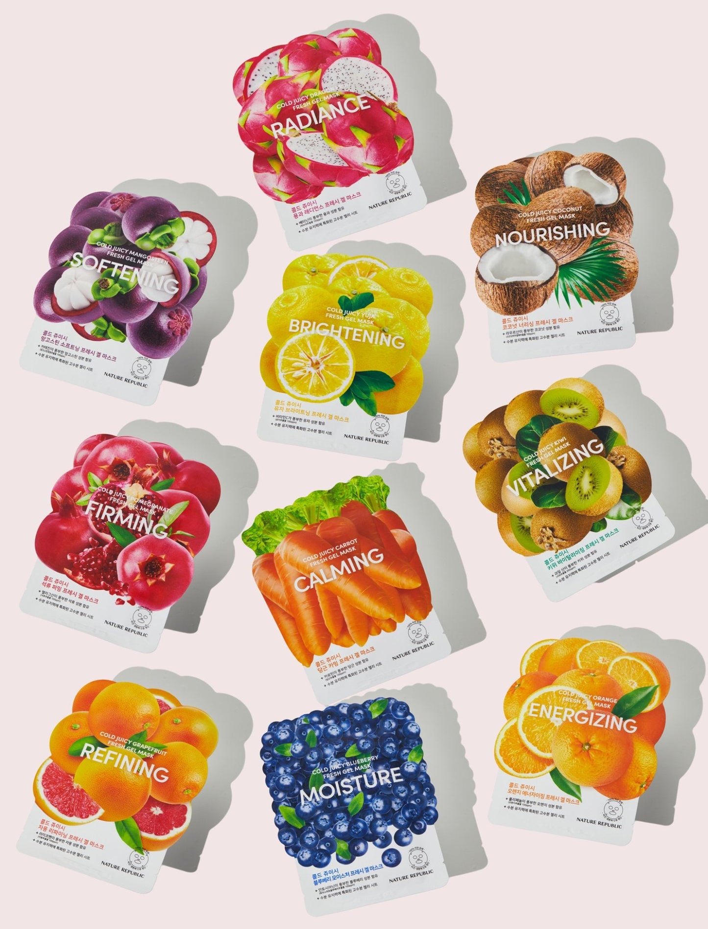 Cold Juicy Fresh Gel Mask Grapefruit Refining-1