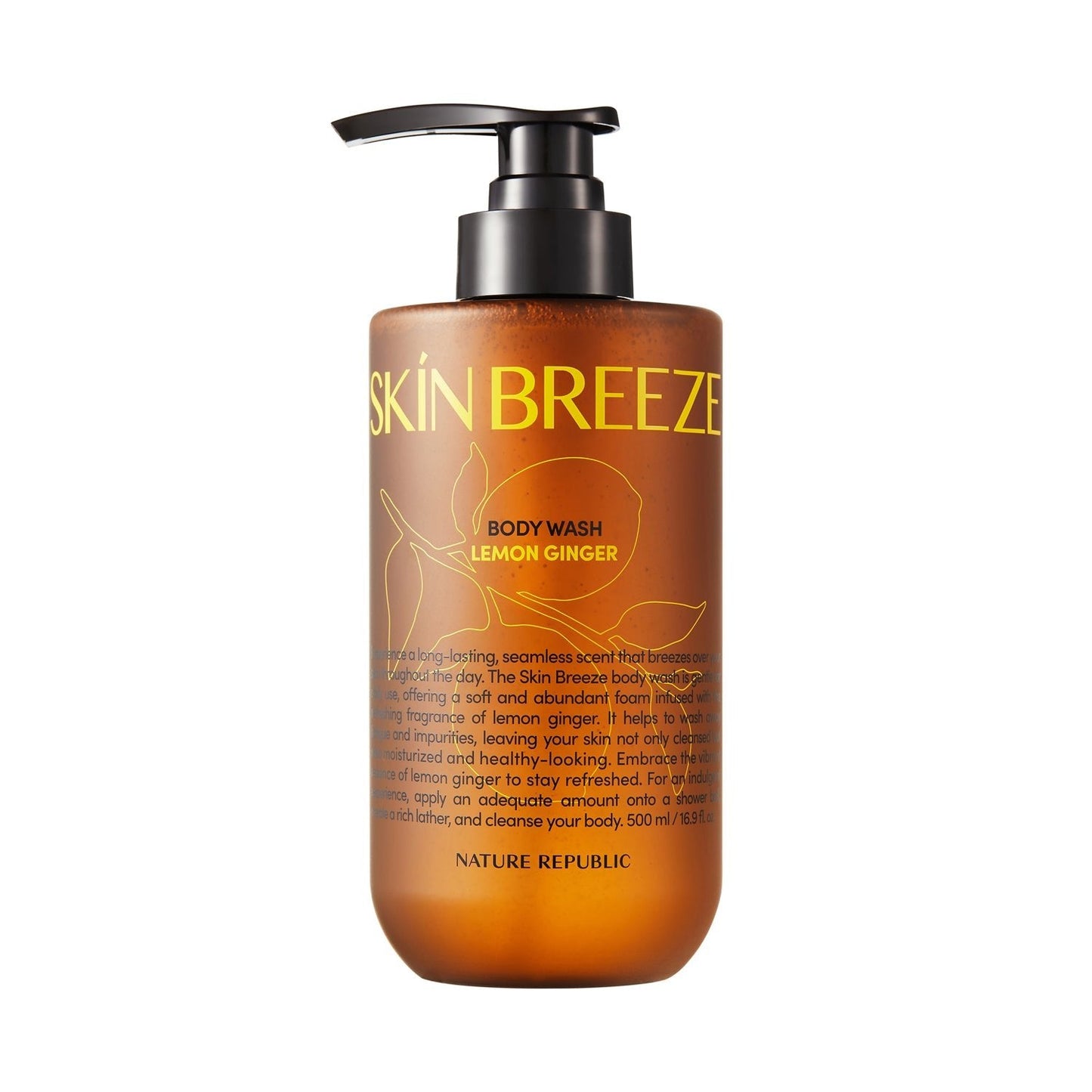 Skin Breeze Lemon Ginger Body Wash Lotion Duo-2