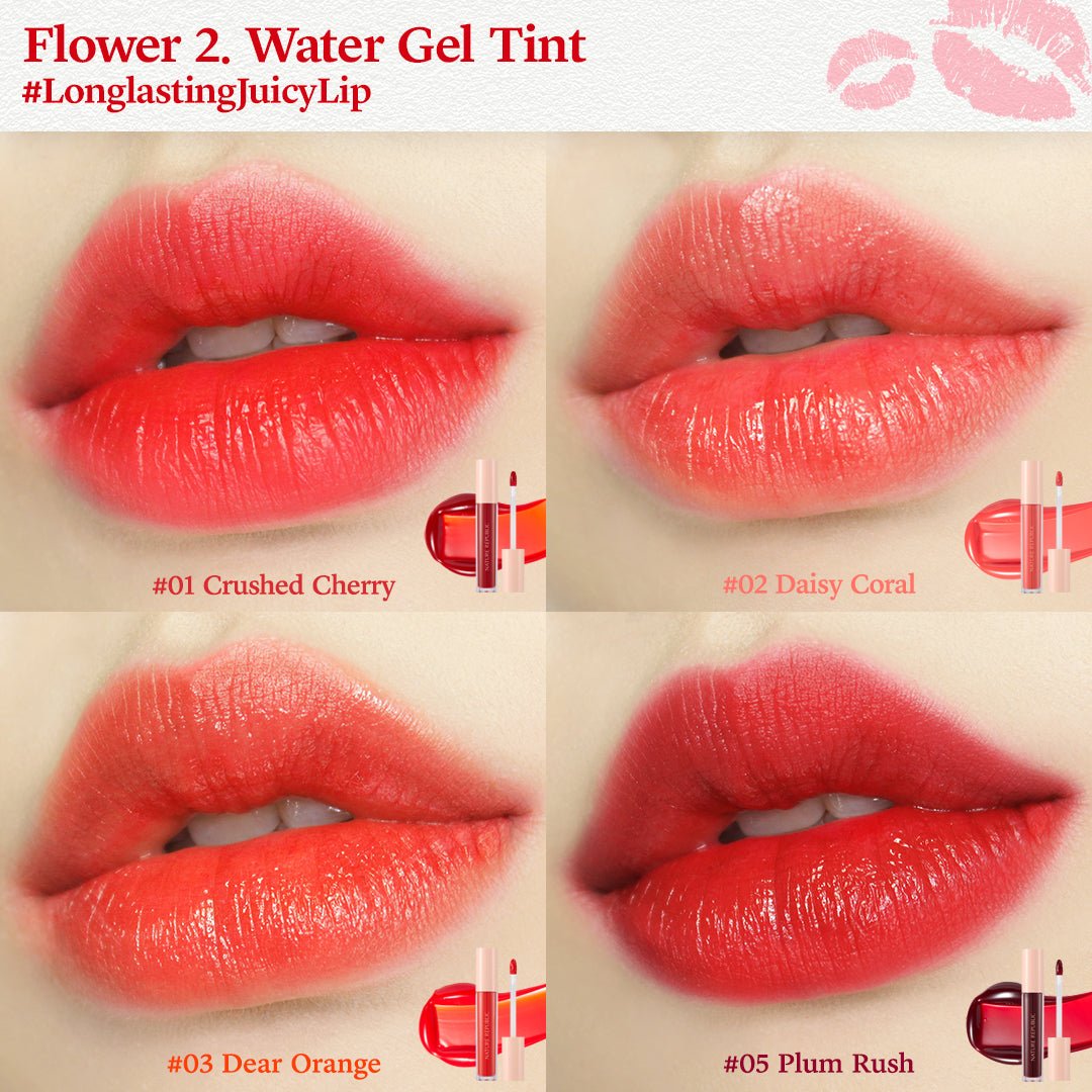 By Flower Water Gel Tint 01 Crushed Cherry-2