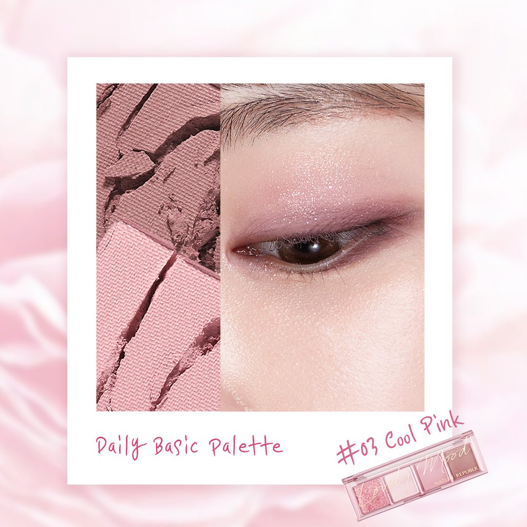 Daily Basic Eyeshadow Palette 03 Cool Pink-3