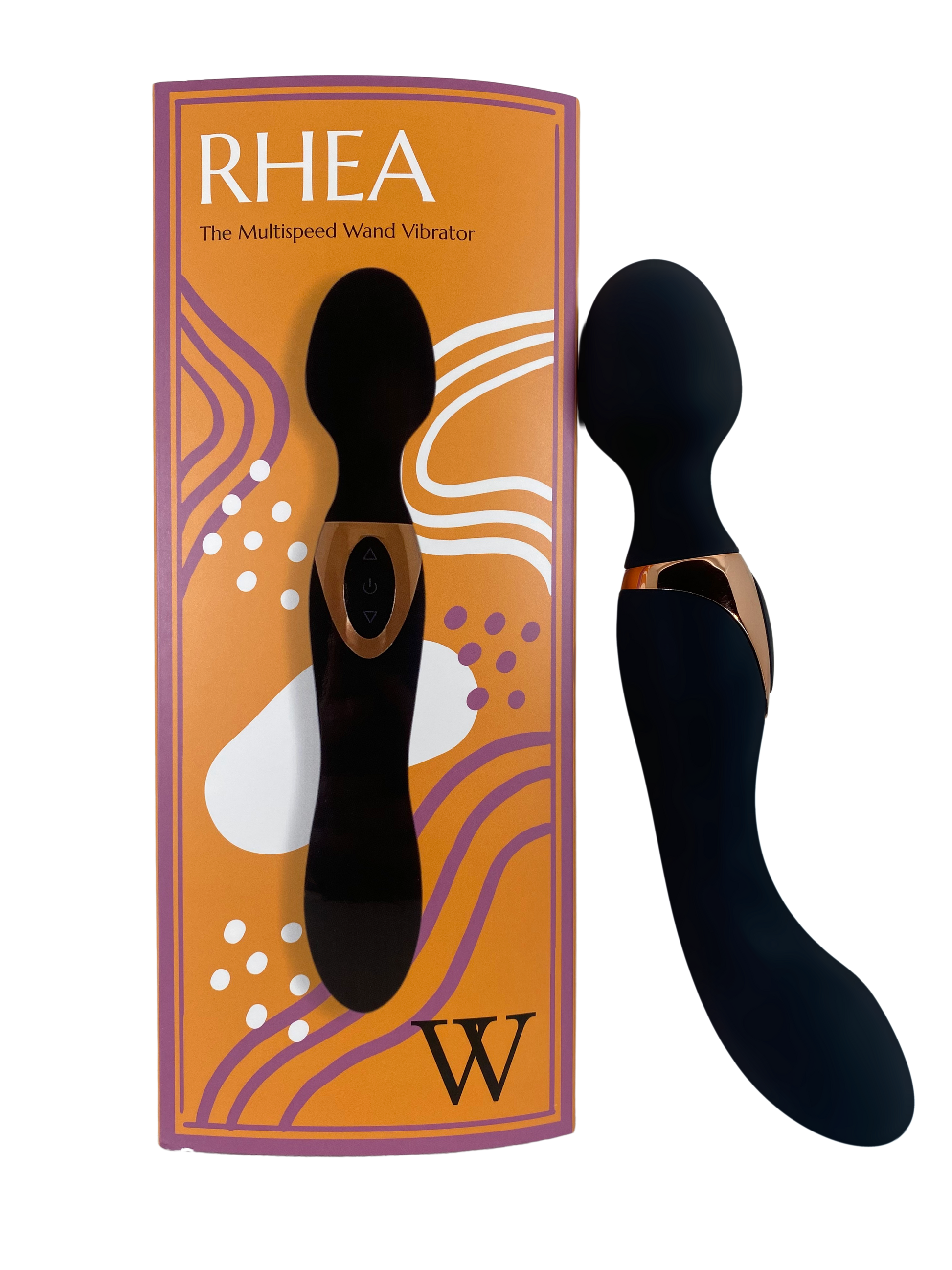 black multisided vibrator Rhea - V For Vibes
