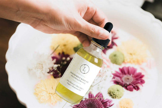 Grapefruit body oil