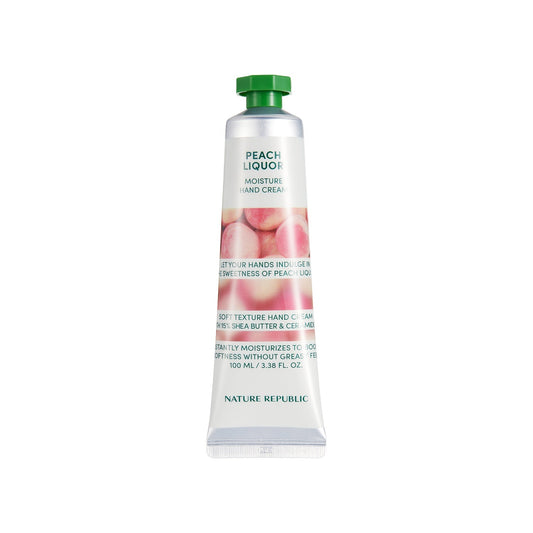 Hand & Nature Hand Cream Peach Liquor-0