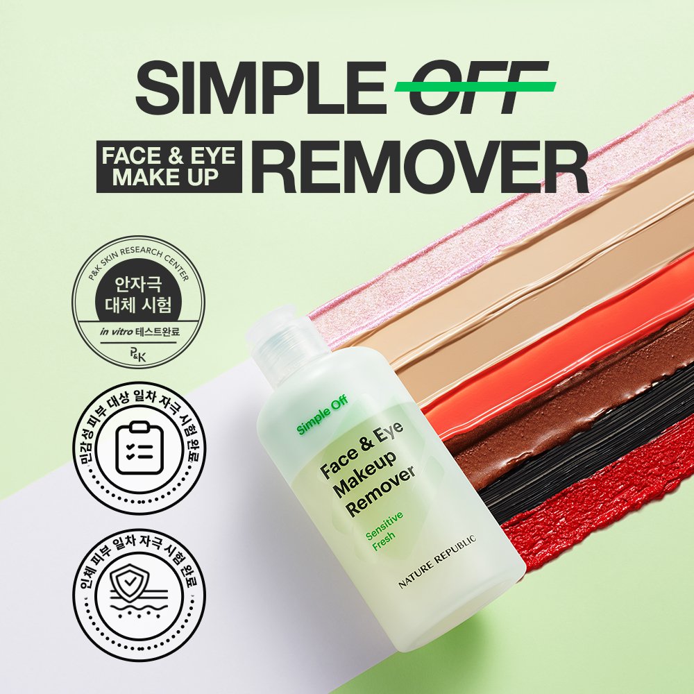 Simple Off Face & Eye Makeup Remover Special Set - Sensitive Fresh-1
