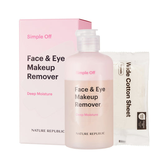 Simple Off Face & Eye Makeup Remover Special Set - Deep Moisture-0