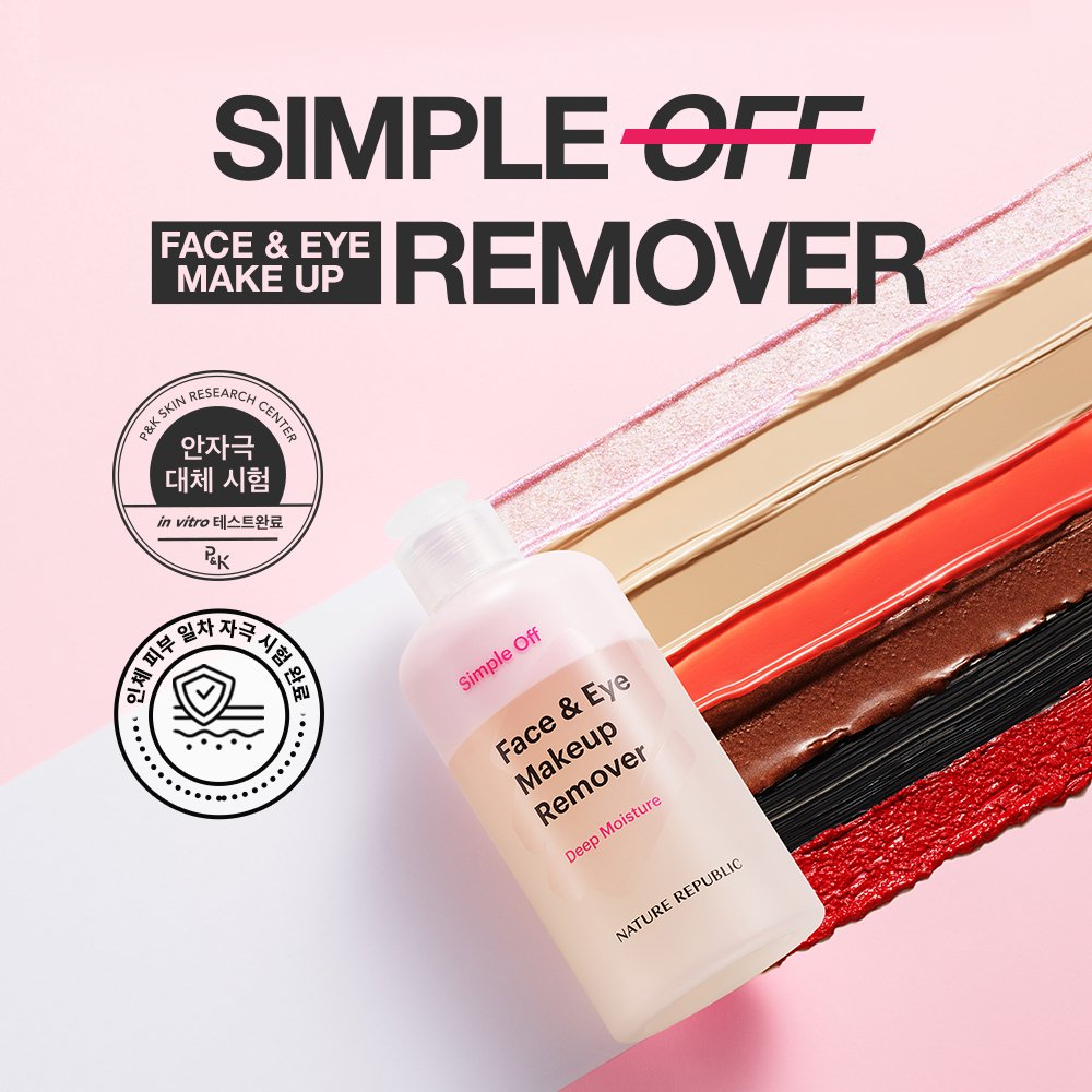 Simple Off Face & Eye Makeup Remover Special Set - Deep Moisture-1