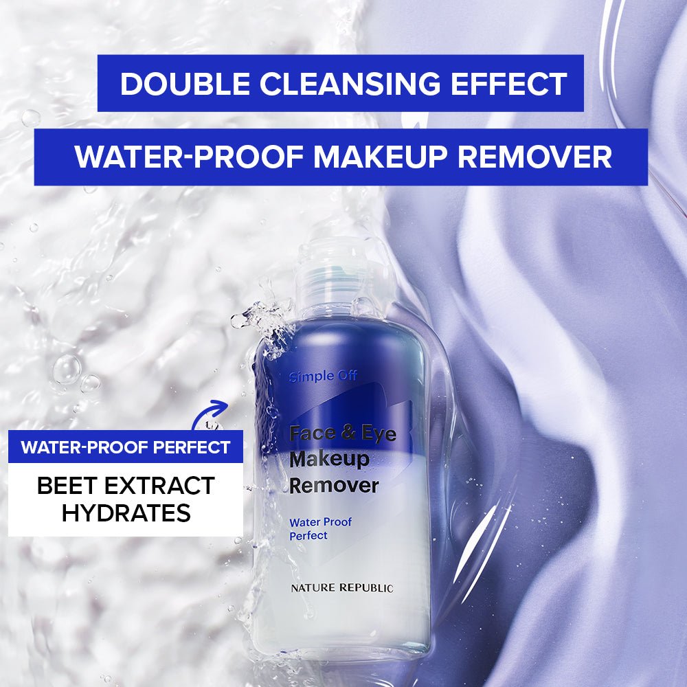 Simple Off Face & Eye Makeup Remover Water Proof Perfect Special Set-3