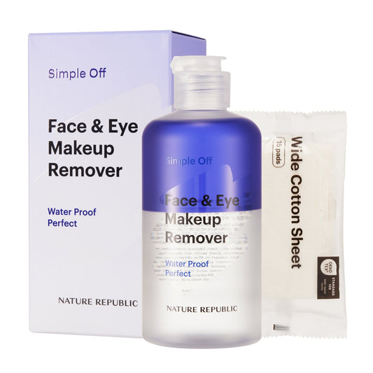 Simple Off Face & Eye Makeup Remover Water Proof Perfect Special Set-0