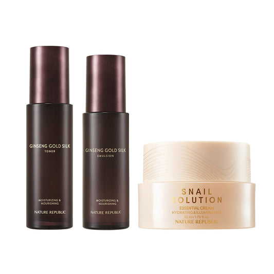 3 Step: Anti-Aging Skincare Routine Trio-0