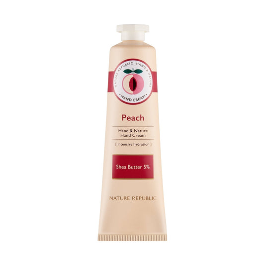Hand & Nature Hand Cream Peach-0